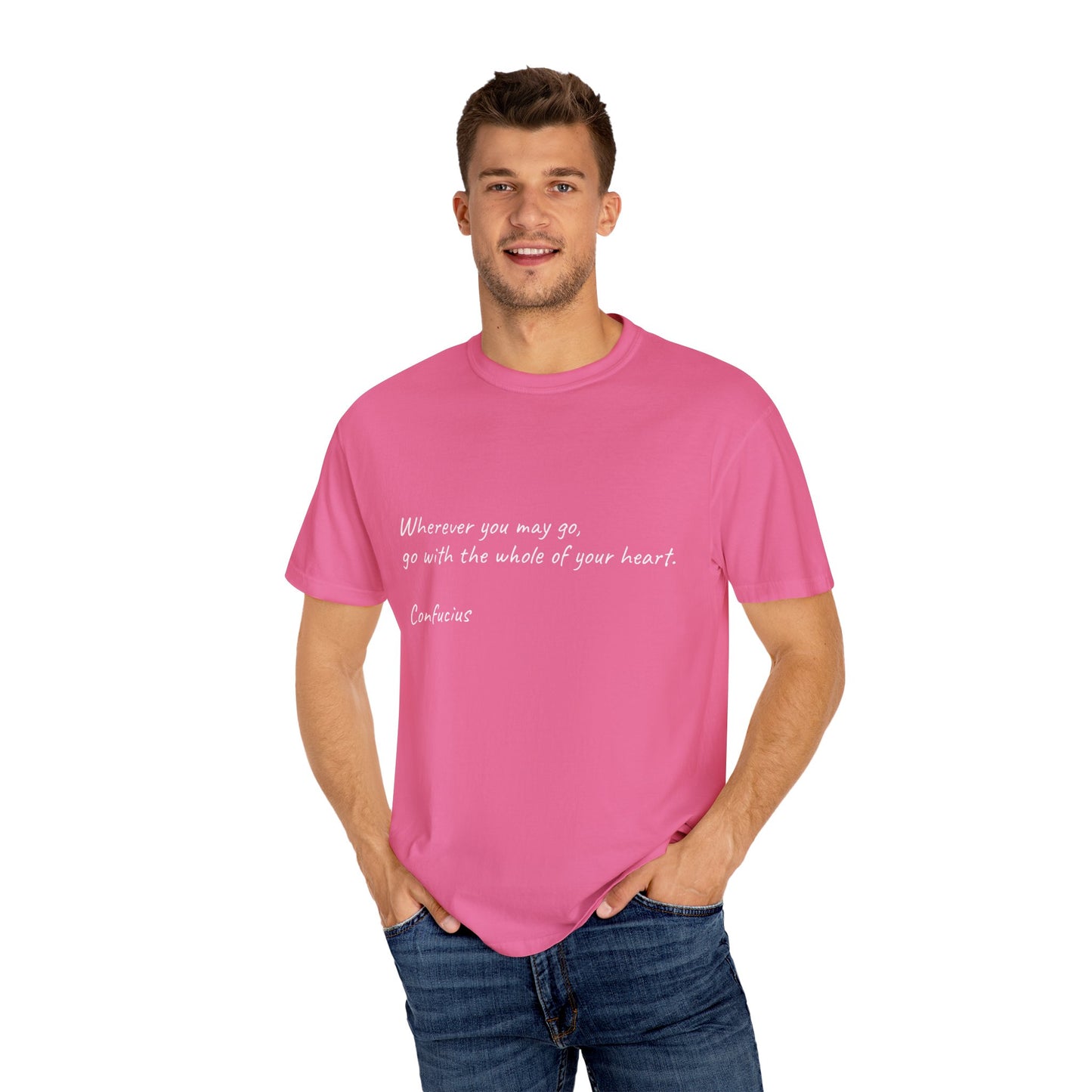 Confucius Quote Garment-Dyed T-shirt